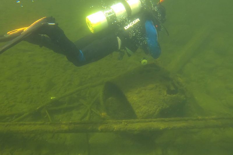 En septembre, Action lac Magog organise une activité de nettoyage du fond de la rivière Magog